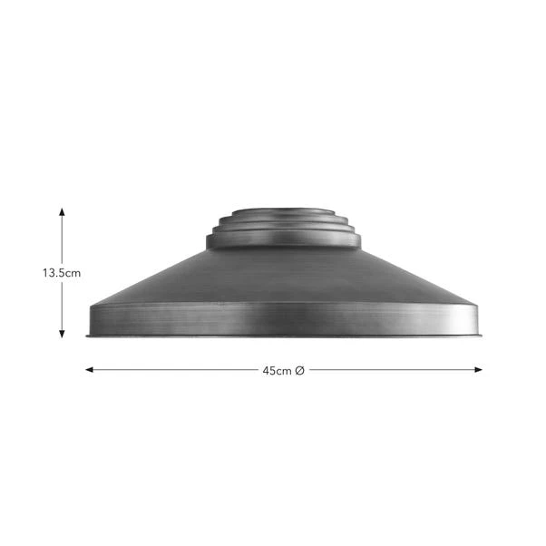 Spun Metal Easy Fit Pendant Shade 5 Spun Metal Easy Fit Pendant Shade - Image 5