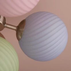 Swirl 5 Light Semi Flush Ceiling Light -ELEND SHOP 30869676 alt02