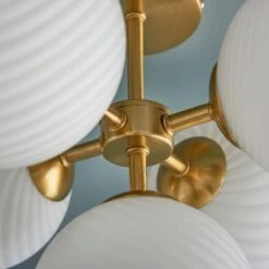 Swirl 5 Light Semi Flush Ceiling Light -ELEND SHOP 30869677 alt03