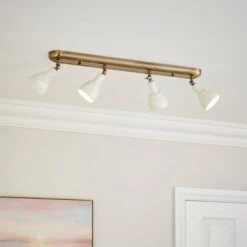 Wybridge 4 Light Semi Flush Spotlight Bar