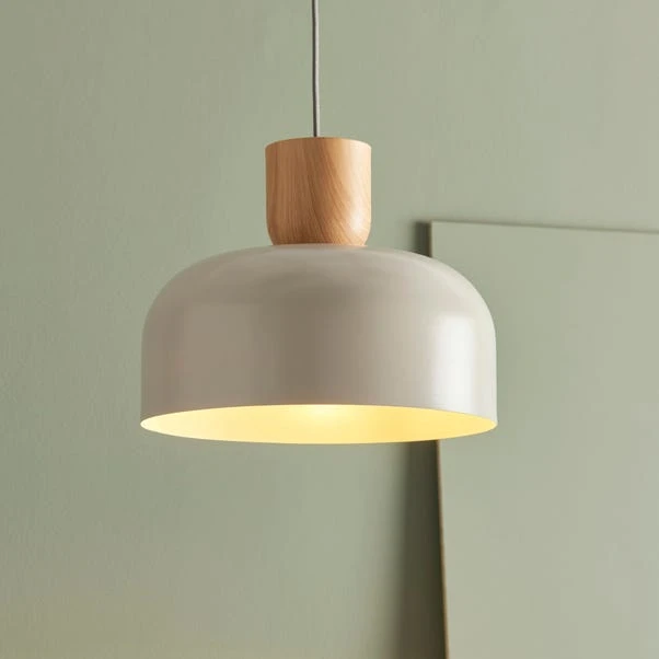 Copenhagen Curved Wood And Metal Easy Fit Pendant Shade 1 Copenhagen Curved Wood And Metal Easy Fit Pendant Shade