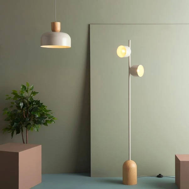 Copenhagen Curved Wood And Metal Easy Fit Pendant Shade 6 Copenhagen Curved Wood And Metal Easy Fit Pendant Shade - Image 6