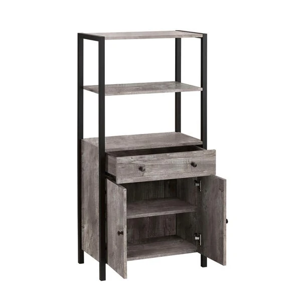 Colton Tall Bathroom Unit, Concrete Effect 2 Colton Tall Bathroom Unit, Concrete Effect - Image 2