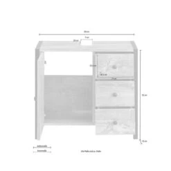Colton Undersink Unit, Concrete Effect -ELEND SHOP 30869870 alt09
