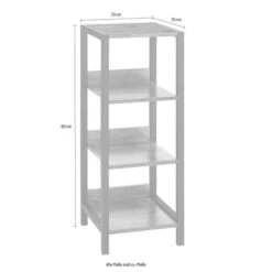 Colton Shelving Unit, Concrete Effect -ELEND SHOP 30869871 alt09