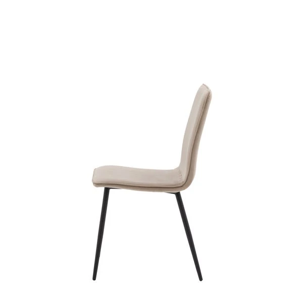 Set Of 2 Wamba Velvet Dining Chairs 4 Set Of 2 Wamba Velvet Dining Chairs - Image 4