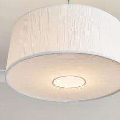 Rippled Paper Shallow Diffuser Drum Lamp Shade -ELEND SHOP 30870734 alt02