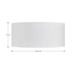 Rippled Paper Shallow Diffuser Drum Lamp Shade -ELEND SHOP 30870734 alt08