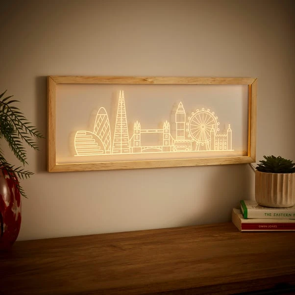 London Skyline Etched Neon Sign 2 London Skyline Etched Neon Sign - Image 2