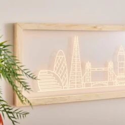 London Skyline Etched Neon Sign 6 London Skyline Etched Neon Sign -ELEND SHOP 30870746 alt02