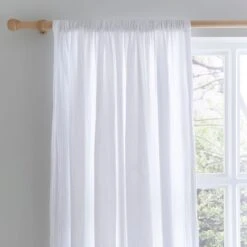Cotton Muslin Slot Top Curtains
