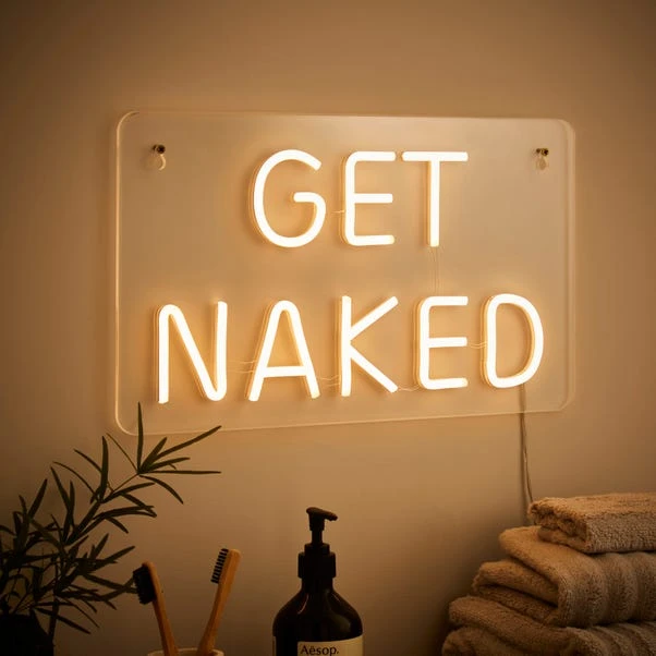 Get Naked Neon Sign 2 Get Naked Neon Sign - Image 2