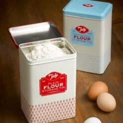 Tala Set Of 2 Flour Storage Tins