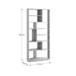 Hardy Corner Bookcase, Oak Effect -ELEND SHOP 30874522 alt09
