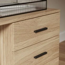 Edison Storage Cabinet, Oak Effect 9 Edison Storage Cabinet, Oak Effect -ELEND SHOP 30876388 alt03