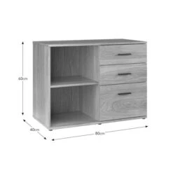 Edison Storage Cabinet, Oak Effect 11 Edison Storage Cabinet, Oak Effect -ELEND SHOP 30876388 alt09