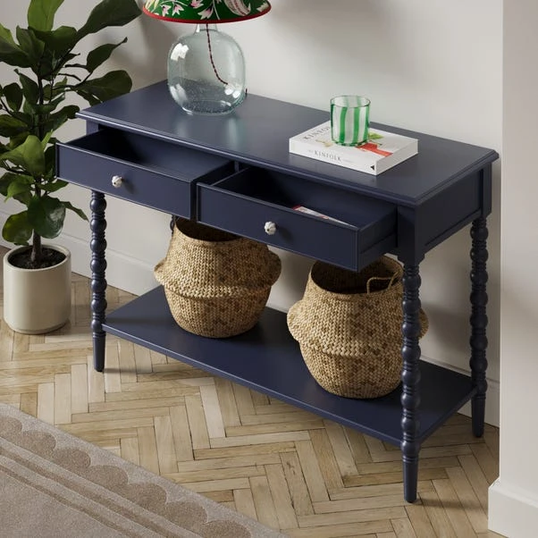 Pippin Console Table, Navy 2 Pippin Console Table, Navy - Image 2
