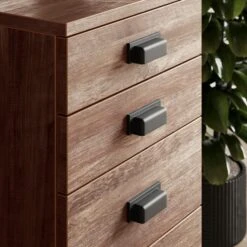 Fulton 4 Drawers Storage Unit, Pine -ELEND SHOP 30878037 alt02