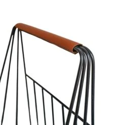 Contemporary Leather Handle Log Trolley -ELEND SHOP 30878104 alt03