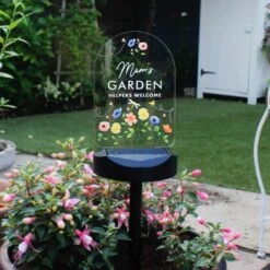 Personalised Flower Garden Outdoor Solar LED Light -ELEND SHOP 30878360 alt02