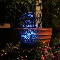 Personalised Flower Garden Outdoor Solar LED Light -ELEND SHOP 30878360 alt05