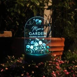 Personalised Flower Garden Outdoor Solar LED Light -ELEND SHOP 30878360 alt06
