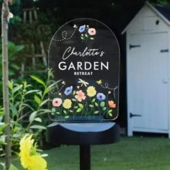 Personalised Flower Garden Outdoor Solar LED Light -ELEND SHOP 30878360 alt09