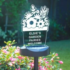 Personalised Plant Pot Outdoor Solar LED Light -ELEND SHOP 30878364 alt09