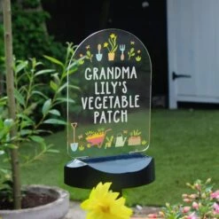 Personalised Vegetable Patch Outdoor Solar LED Light -ELEND SHOP 30878365 alt06