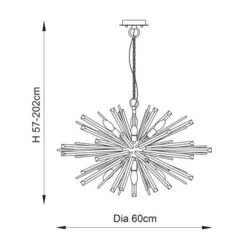 Vogue Orion 6 Light Ceiling Light 19 Vogue Orion 6 Light Ceiling Light -ELEND SHOP 30878861 alt09