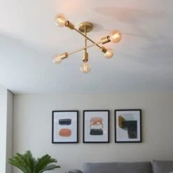 Vogue Ryker 5 Light Semi Flush Ceiling Light 14 Vogue Ryker 5 Light Semi Flush Ceiling Light -ELEND SHOP 30878895 alt04