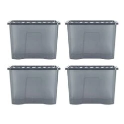 Wham Crystal Set Of 4 Storage Boxes & Lids -ELEND SHOP 30880218 alt04