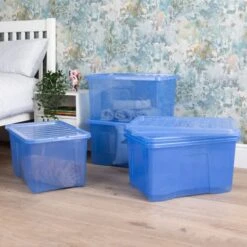 Wham Crystal Set Of 5 Storage Boxes & Lids 36 Wham Crystal Set Of 5 Storage Boxes & Lids -ELEND SHOP 30880220