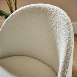 Astrid Dining Chair, Ivory Boucle -ELEND SHOP 30882611 alt02