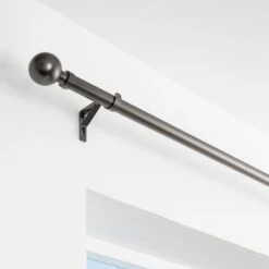 Ashton Fixed Metal Eyelet Curtain Pole 34 Ashton Fixed Metal Eyelet Curtain Pole -ELEND SHOP 30883315