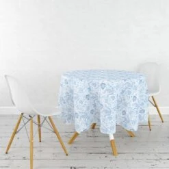 William Morris Compton Circular Acrylic Coated Tablecloth