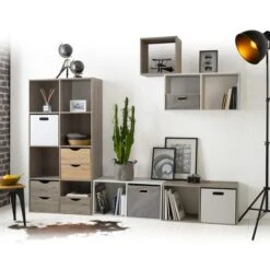 Mix And Modul Cube Organiser 2 Shelf Unit -ELEND SHOP 30885498 alt02