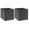 Mix And Modul Set Of 2 Velvet Cube Storage Boxes