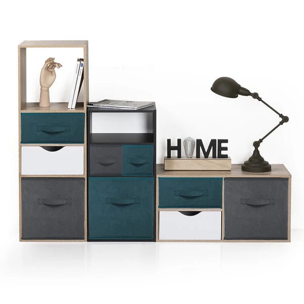 Mix And Modul Set Of 2 Velvet Cube Storage Boxes 3 Mix And Modul Set Of 2 Velvet Cube Storage Boxes - Image 3