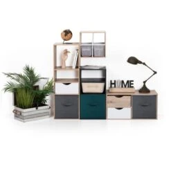 Mix And Modul Set Of 2 Velvet Cube Storage Boxes 14 Mix And Modul Set Of 2 Velvet Cube Storage Boxes -ELEND SHOP 30885511 alt04