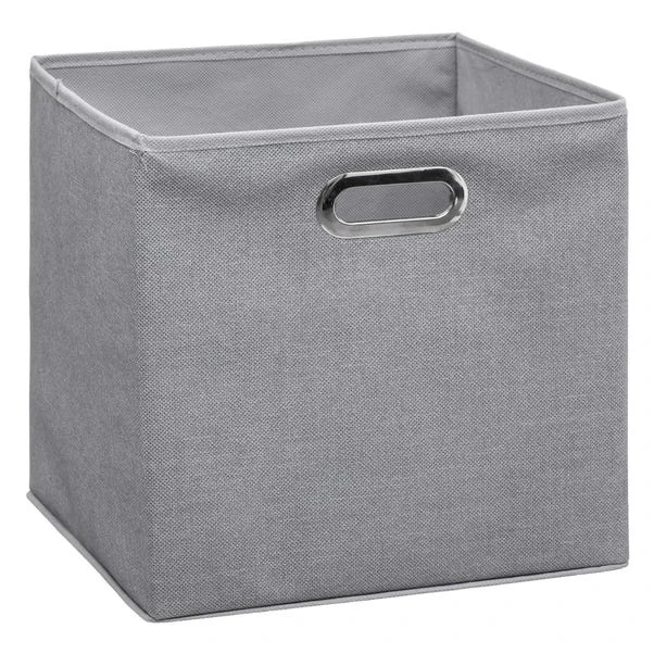 Mix And Modul Set Of 2 Linen Effect Cube Storage Boxes 8 Mix And Modul Set Of 2 Linen Effect Cube Storage Boxes - Image 8