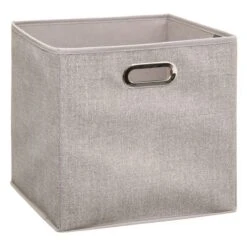 Mix And Modul Set Of 2 Linen Effect Cube Storage Boxes 21 Mix And Modul Set Of 2 Linen Effect Cube Storage Boxes -ELEND SHOP 30885522 alt02