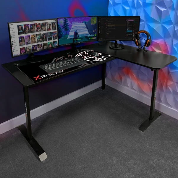 X Rocker Panther XL Reversible Corner Gaming Desk 2 X Rocker Panther XL Reversible Corner Gaming Desk - Image 2