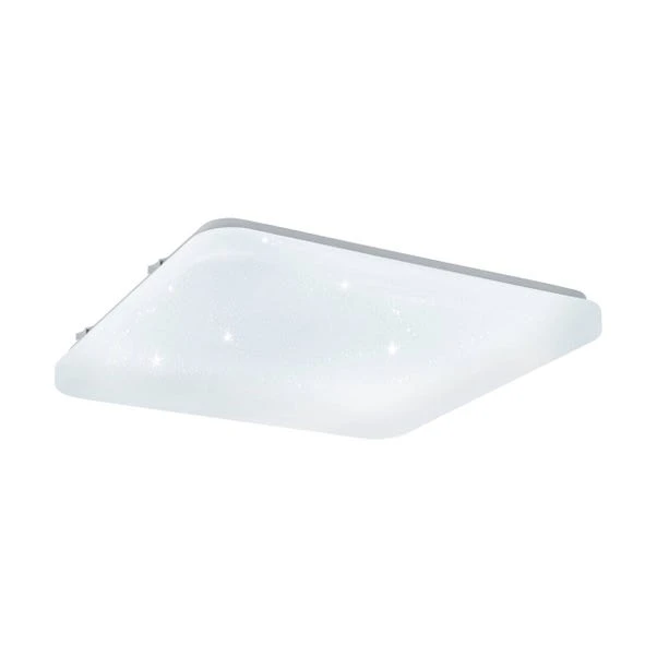 EGLO Frania-S 33cm LED Square Crystal Effect Flush Wall And Ceiling Light 2 EGLO Frania-S 33cm LED Square Crystal Effect Flush Wall And Ceiling Light - Image 2