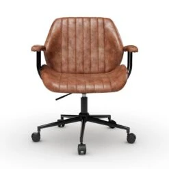 Clement Faux Leather Office Chair -ELEND SHOP 30886352 alt06