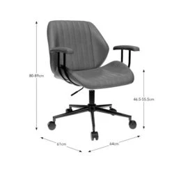 Clement Faux Leather Office Chair -ELEND SHOP 30886353 alt09