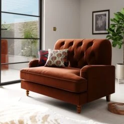 Beatrice Buttoned Velvet Snuggle Chair 36 Beatrice Buttoned Velvet Snuggle Chair -ELEND SHOP 30887232