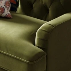 Beatrice Buttoned Velvet Snuggle Chair 29 Beatrice Buttoned Velvet Snuggle Chair -ELEND SHOP 30887233 alt01