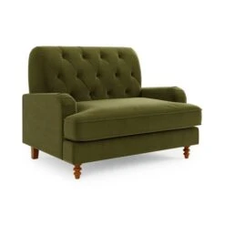 Beatrice Buttoned Velvet Snuggle Chair 32 Beatrice Buttoned Velvet Snuggle Chair -ELEND SHOP 30887233 alt04