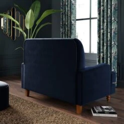 Beatrice Buttoned Velvet Snuggle Chair 23 Beatrice Buttoned Velvet Snuggle Chair -ELEND SHOP 30887234 alt03